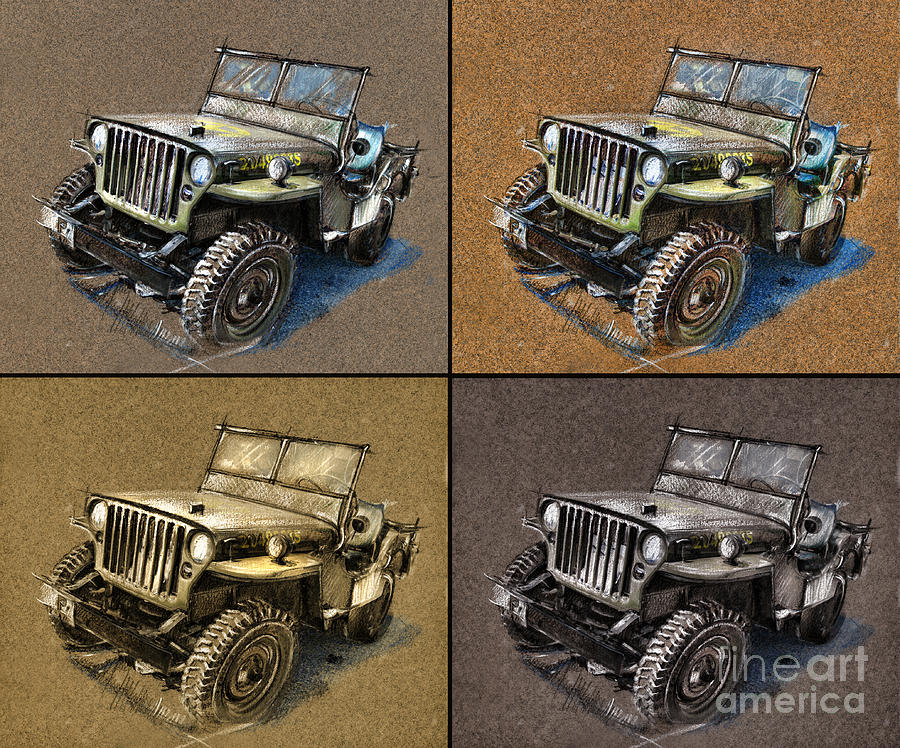 Willys Jeep Mb Car Drawing Drawing