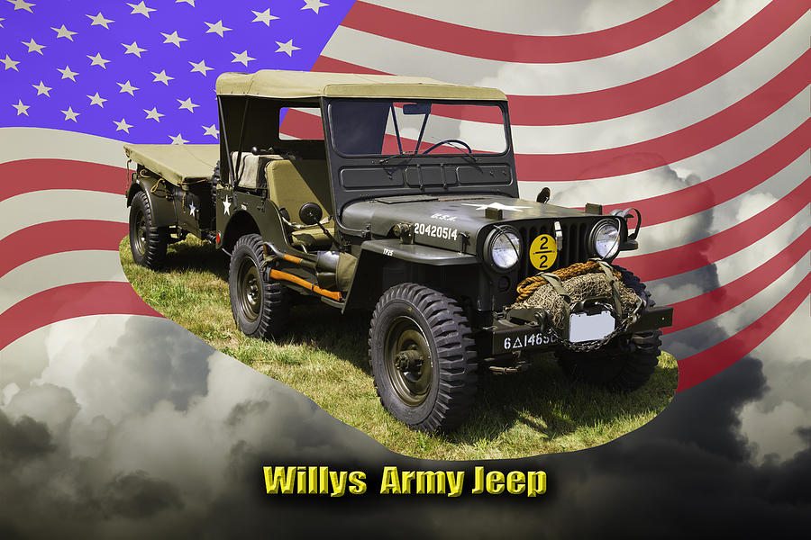 Willys World War Two Army Jeep Photograph by Keith Webber Jr