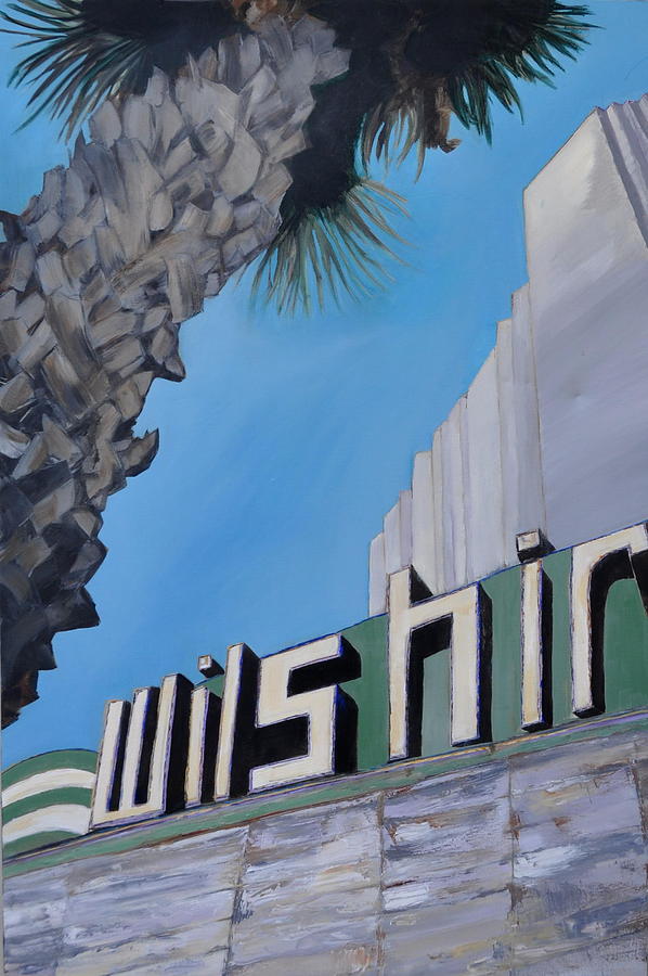 Los Angeles Painting - Wilshire by Lindsay Frost