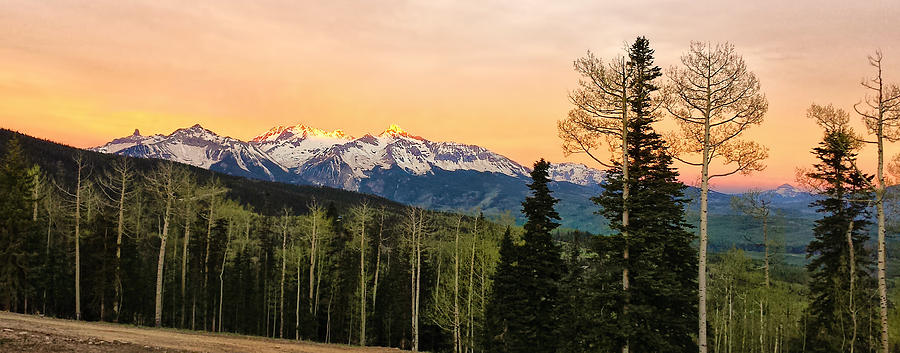 Wilson Peaks Sunrise Photograph by Rick Wicker