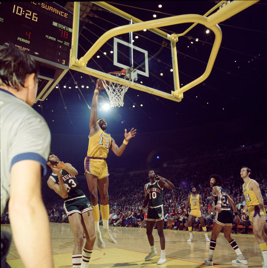 Wilt Chamberlain Dunks Photograph by Retro Images Archive