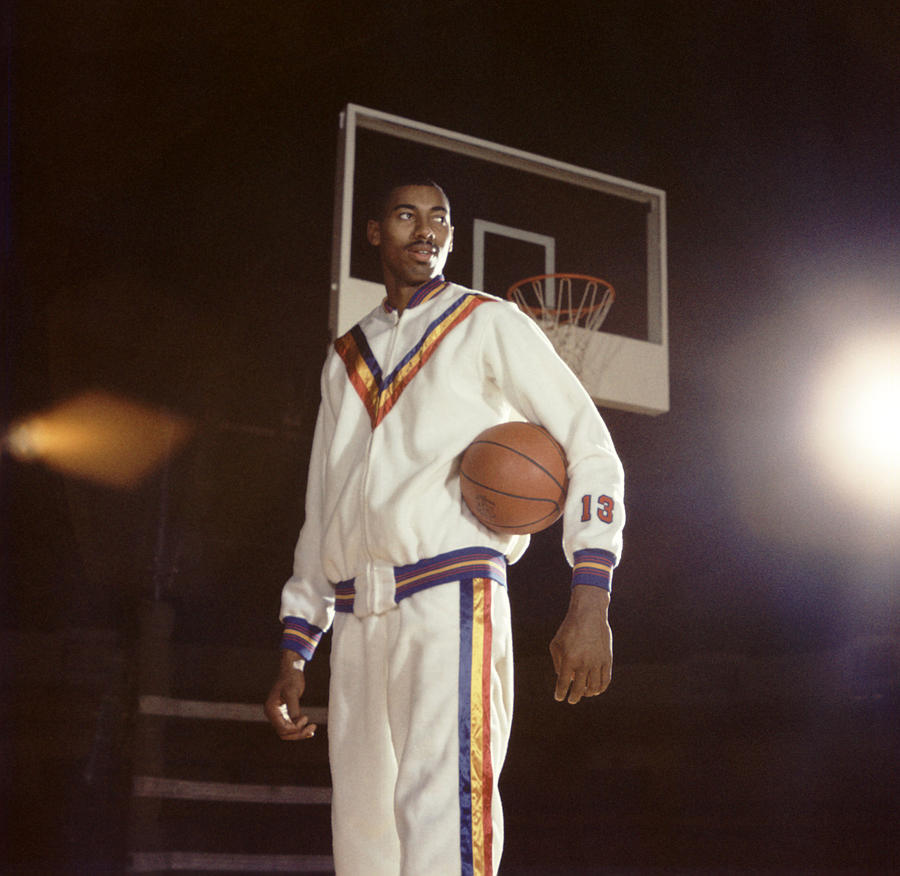 Wilt Chamberlain In Warmups Photograph by Retro Images Archive