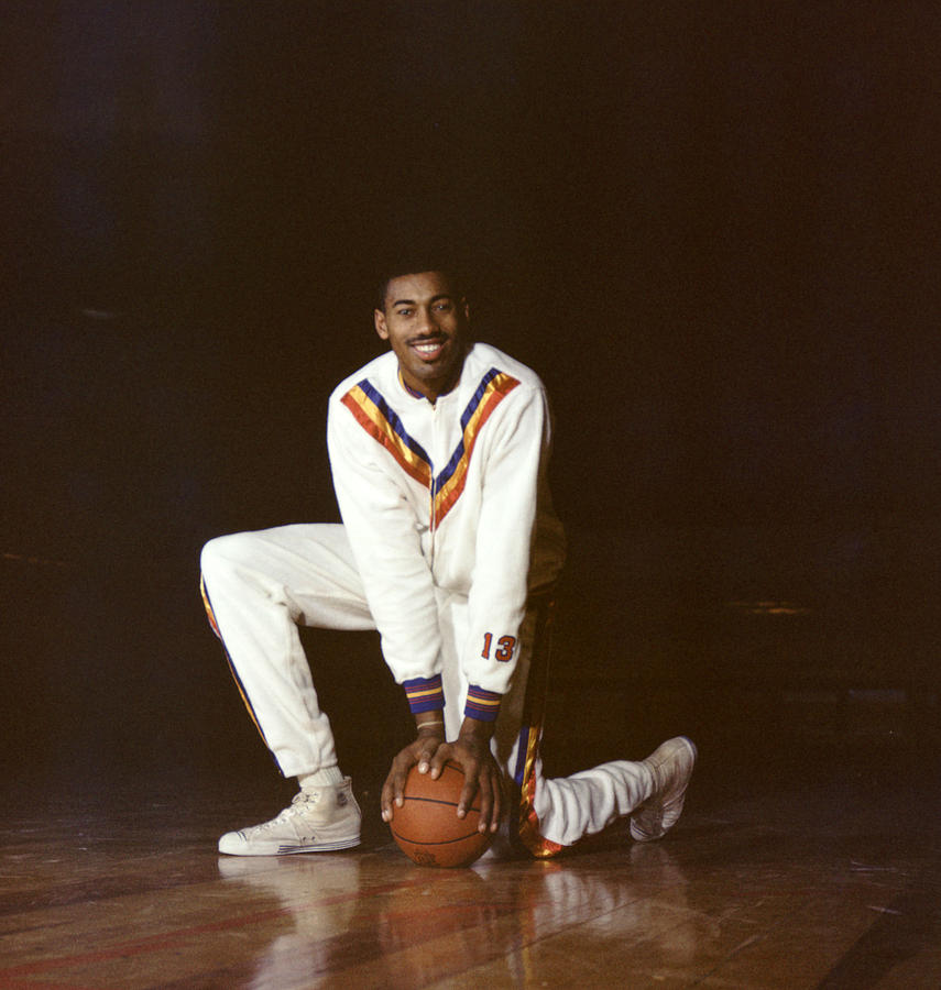 Philadelphia 76ers Photograph - Wilt Chamberlain Philadelphia Warriors by Retro Images Archive