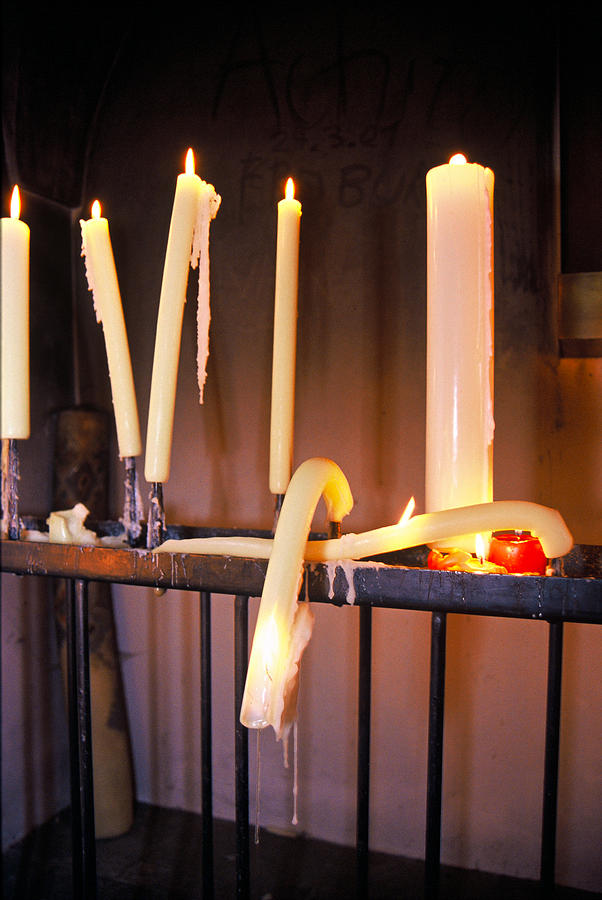 Wilting Candles Photograph by Matt Swinden