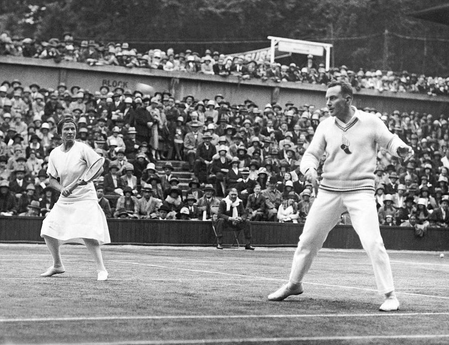 Wimbledon Championship Play Photograph by Underwood Archives