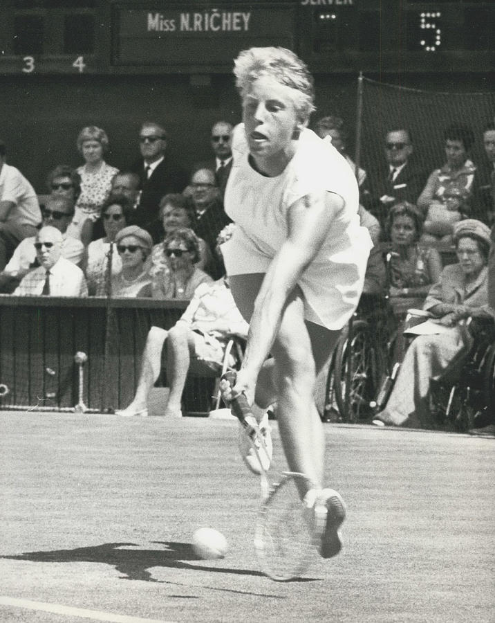 Wimbledon Tennis Championship. Ann Jones Beats Nancy Richey Photograph by Retro Images Archive