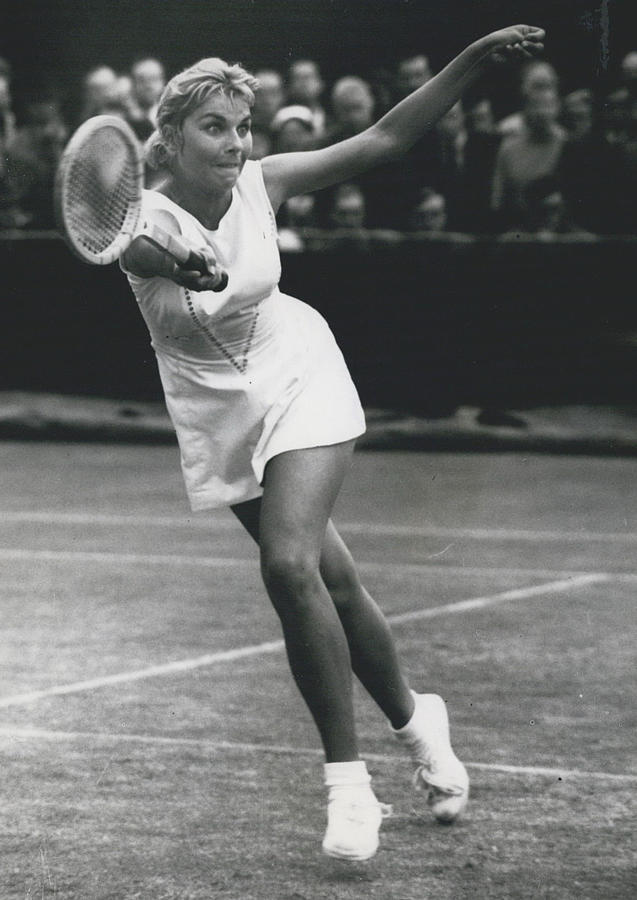 Wimbledon Tennis Championships. Miss K. Fageros In Play. Photograph by ...