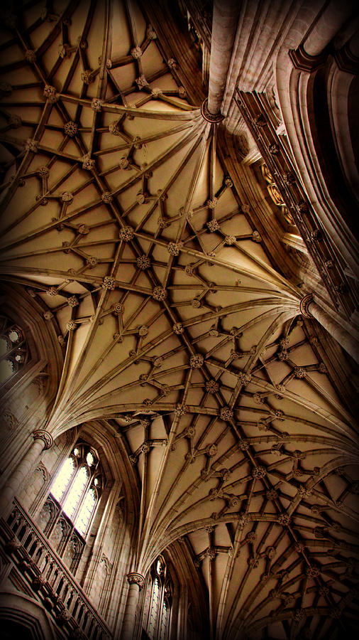 Winchester Cathedral Ceiling Photograph by Stephen Stookey