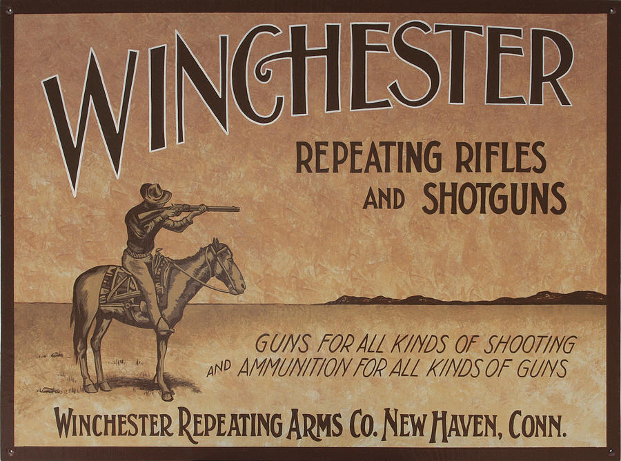 Winchester Sign Painting by Bill Jonas - Fine Art America