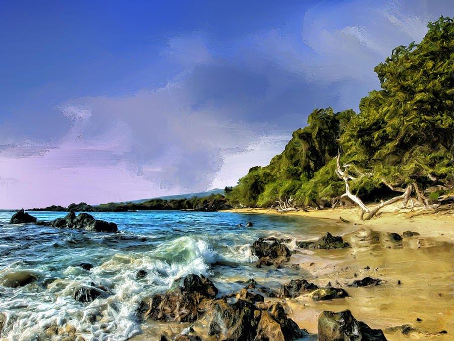 Paradise Painting - Wind and Rain - North Kona by Dominic Piperata
