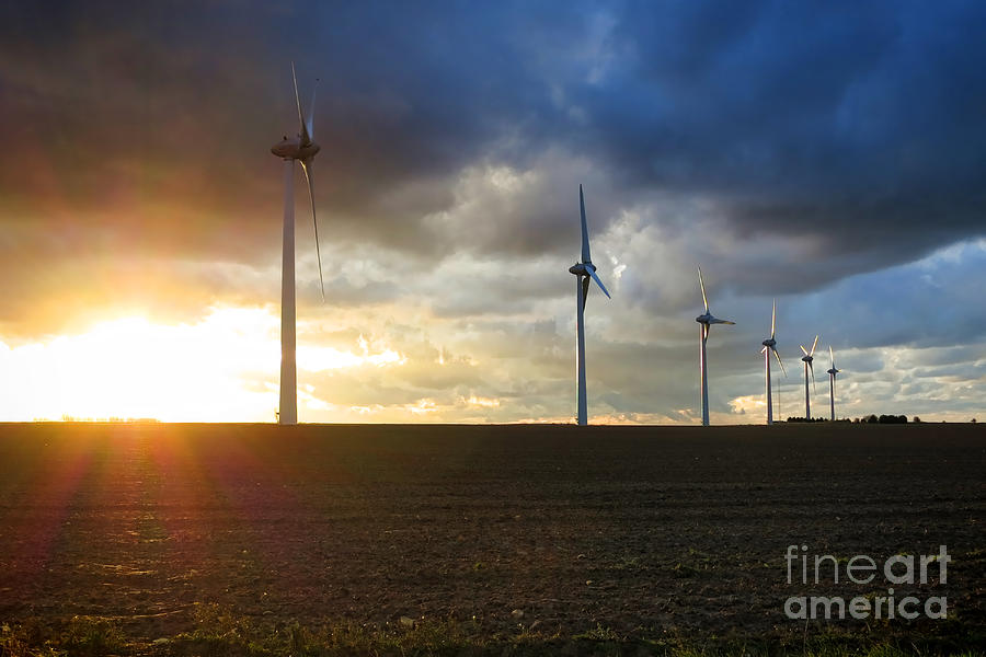 Windmill Photograph - Wind And Sun by Olivier Le Queinec Windmill Photograph - Wind And Sun by Olivier Le Queinec