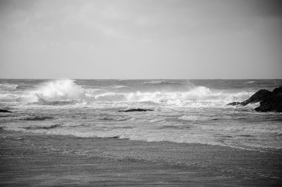 Wind Blown Waves Tofino Photograph by Roxy Hurtubise