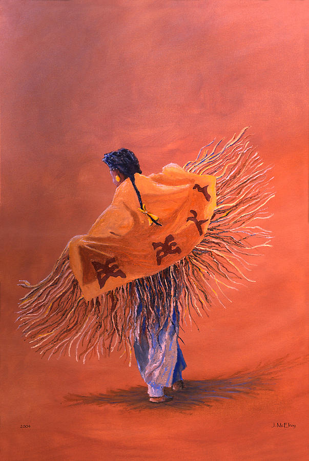 Famous Paintings Painting - Wind Dancer by Jerry McElroy
