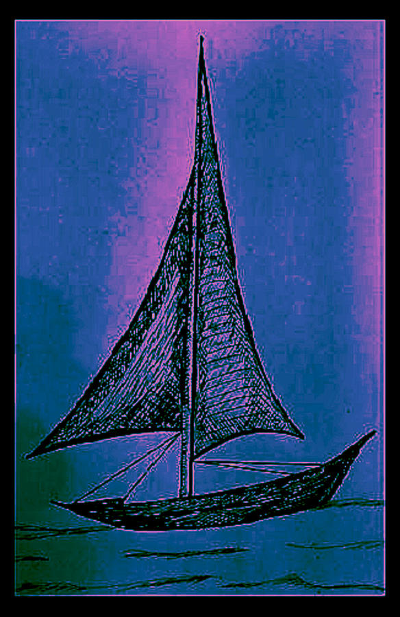 Nautical Painting - Wind in My Sails 5 by Jay Strong