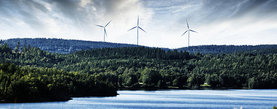 Wind Power And Nature Setting Photograph by Christian Lagereek