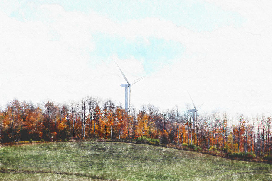 Wind Power Photograph by David Stasiak