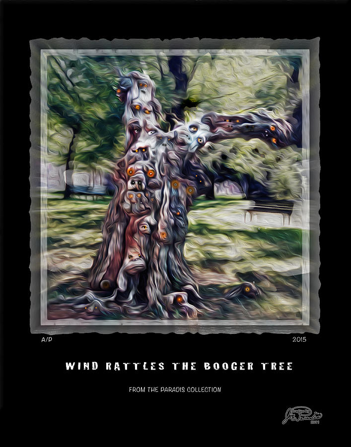 Wind Rattles The Booger Tree Digital Art by Joe Paradis