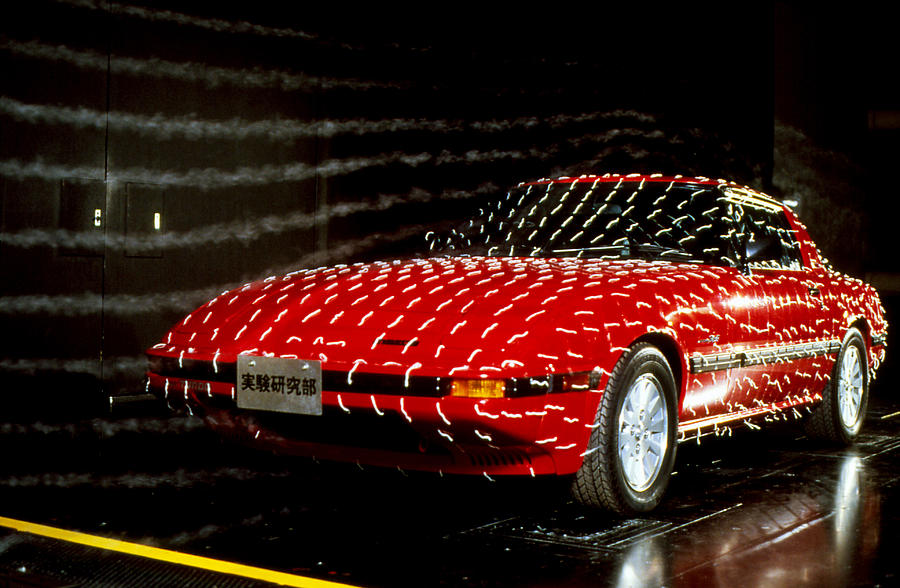 Wind Tunnel Testing Of A Mazda Car Photograph by Takeshi Takahara