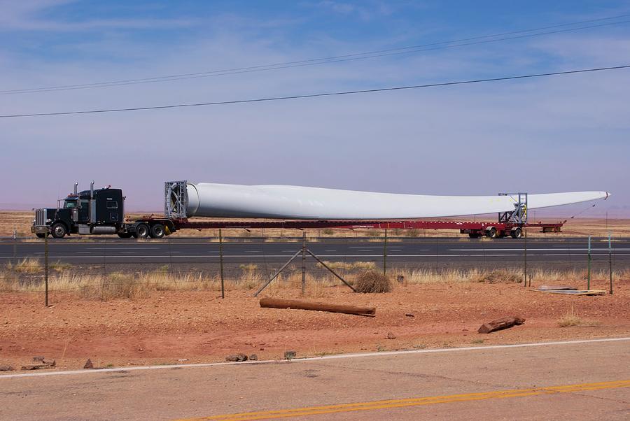 Wind Turbine Blade On Low-loader Truck Photograph by Science Photo Library Wind Turbine Blade On Low-loader Truck Photograph by Science Photo Library
