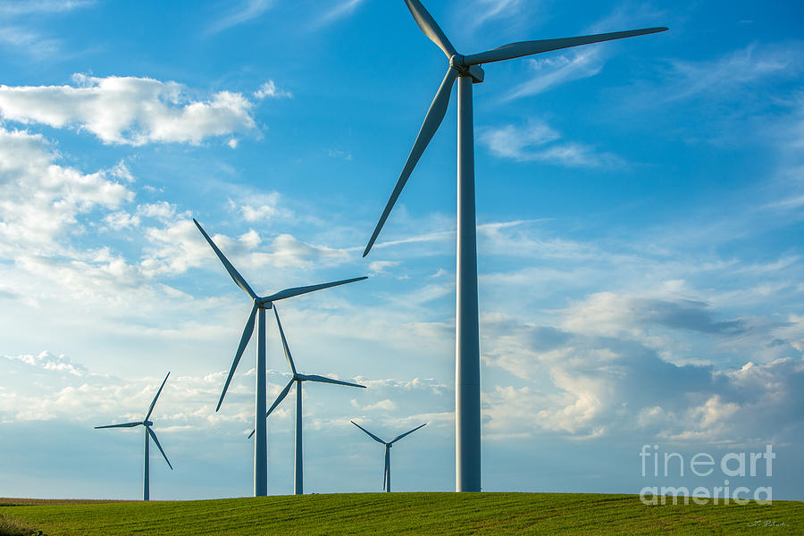 Wind turbine Photograph by Iris Richardson