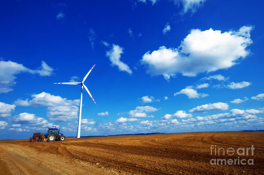 Nature Photograph - Wind turbine by Michal Bednarek