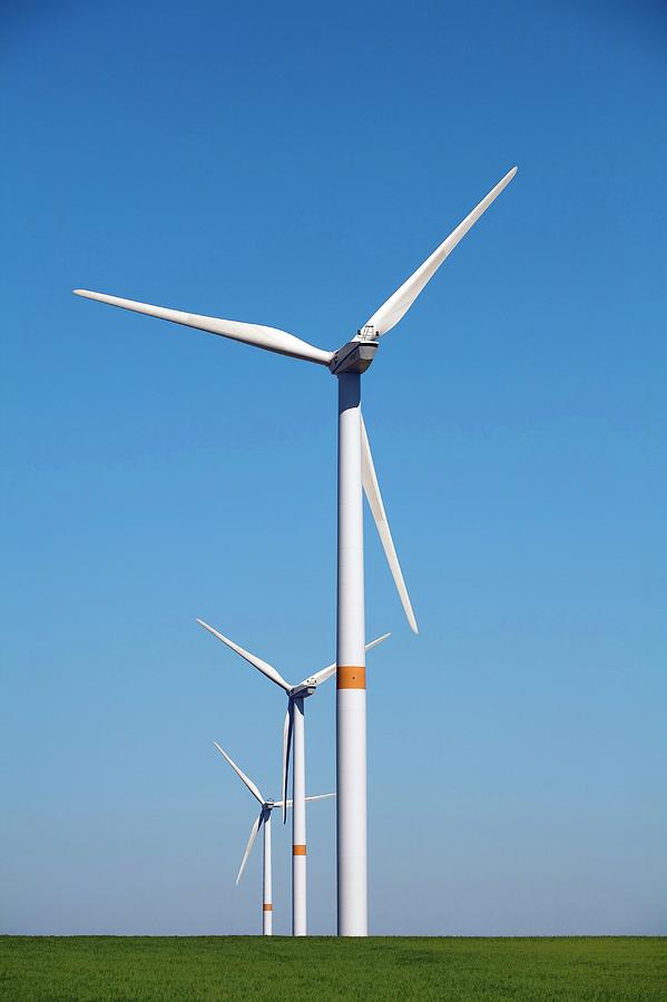 Wind Turbines Photograph By Claire Deprezreportersscience Photo Library Pixels 1190