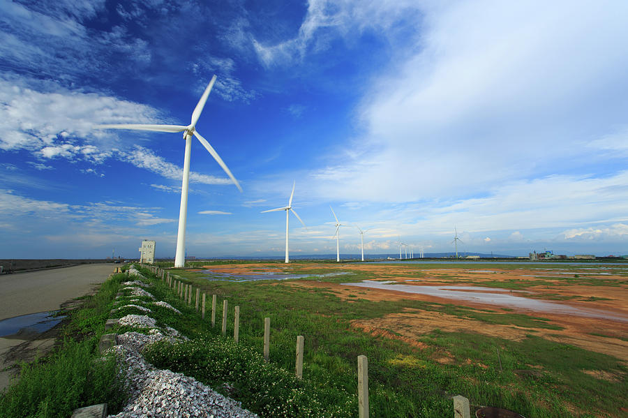 Wind Turbines Located In Good Weather Photograph by Samyaoo