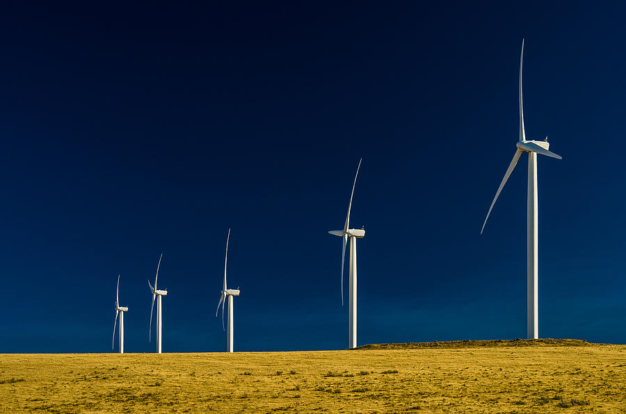 Wind Turbines of Columbia River Gorge Photograph by Greg Nyquist