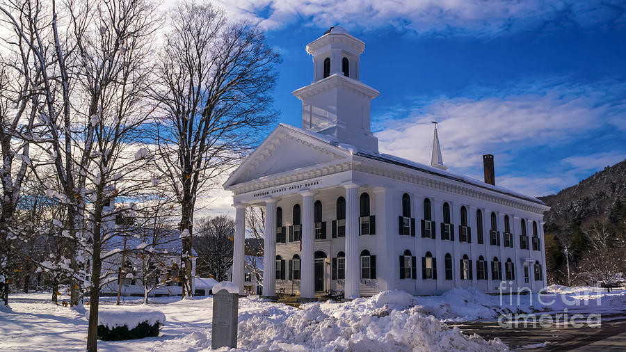 Windham County Courthouse.  Photograph by New England Photography