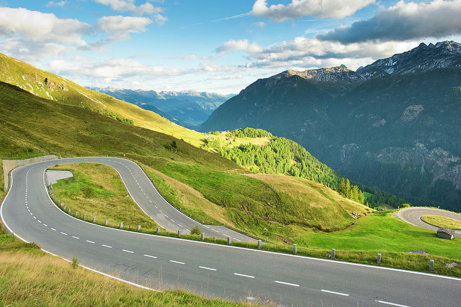 Winding Mountain Road, Grossglockner Photograph by Rob Hammer