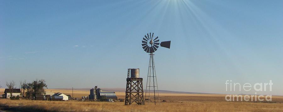 Windmill and Farm Photograph by Charles Robinson