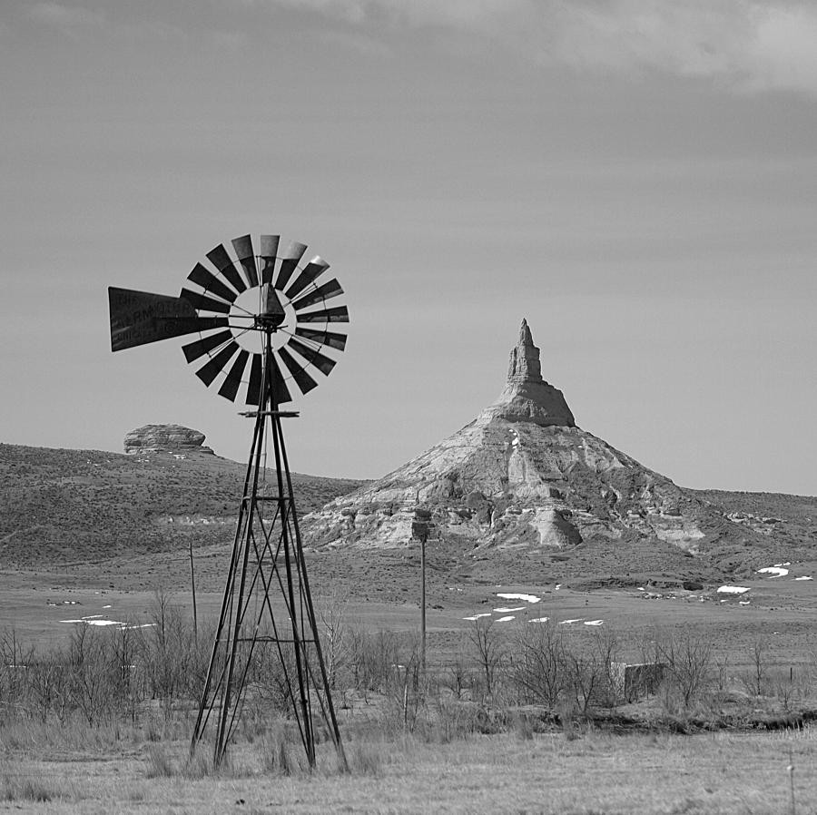 Windmill at Chimney Rock Photograph by HW Kateley