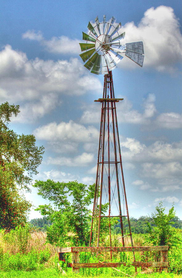 Windmill at Circle Bar Reserve Photograph by Myrna Bradshaw - Fine Art ...