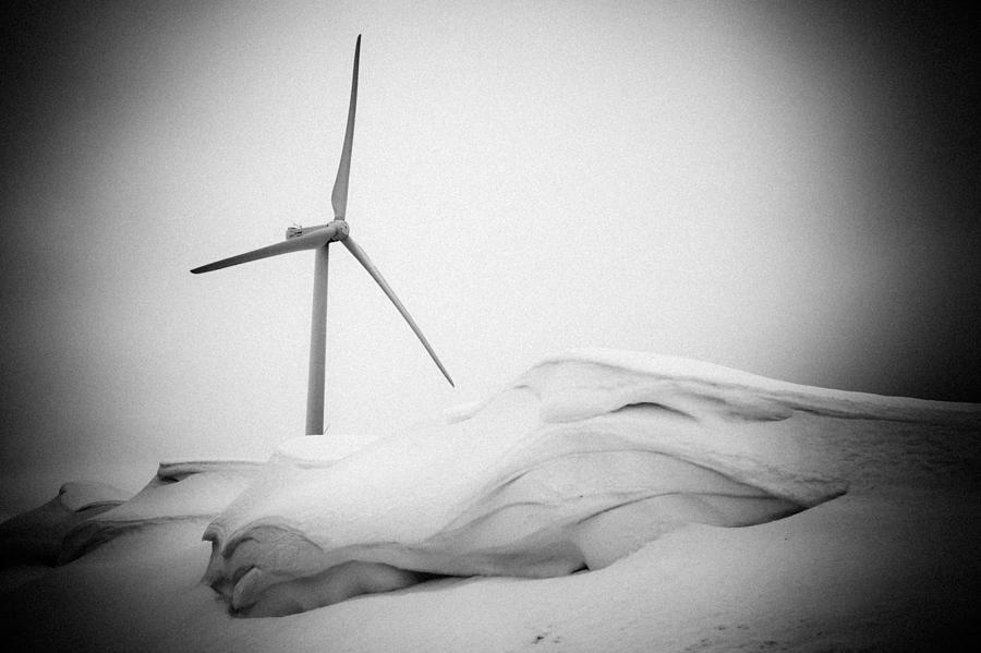 Windmill At Winter Photograph by Raimond Klavins