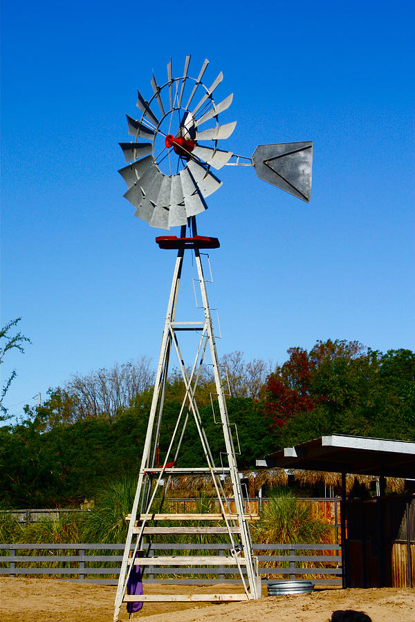Farm Photograph - Windmill by Carol Tsiatsios