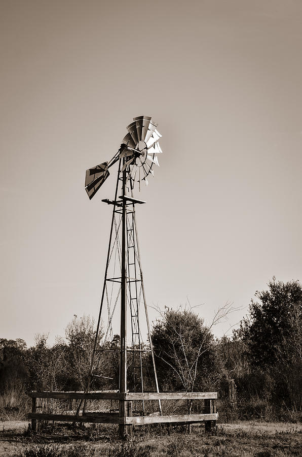 Windmill Circle B Bar Reserve Photograph by Carolyn Marshall
