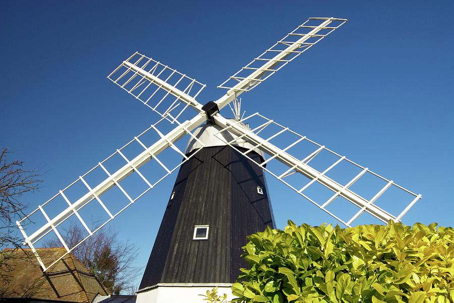 Windmill Photograph by Dr. John Brackenbury/science Photo Library