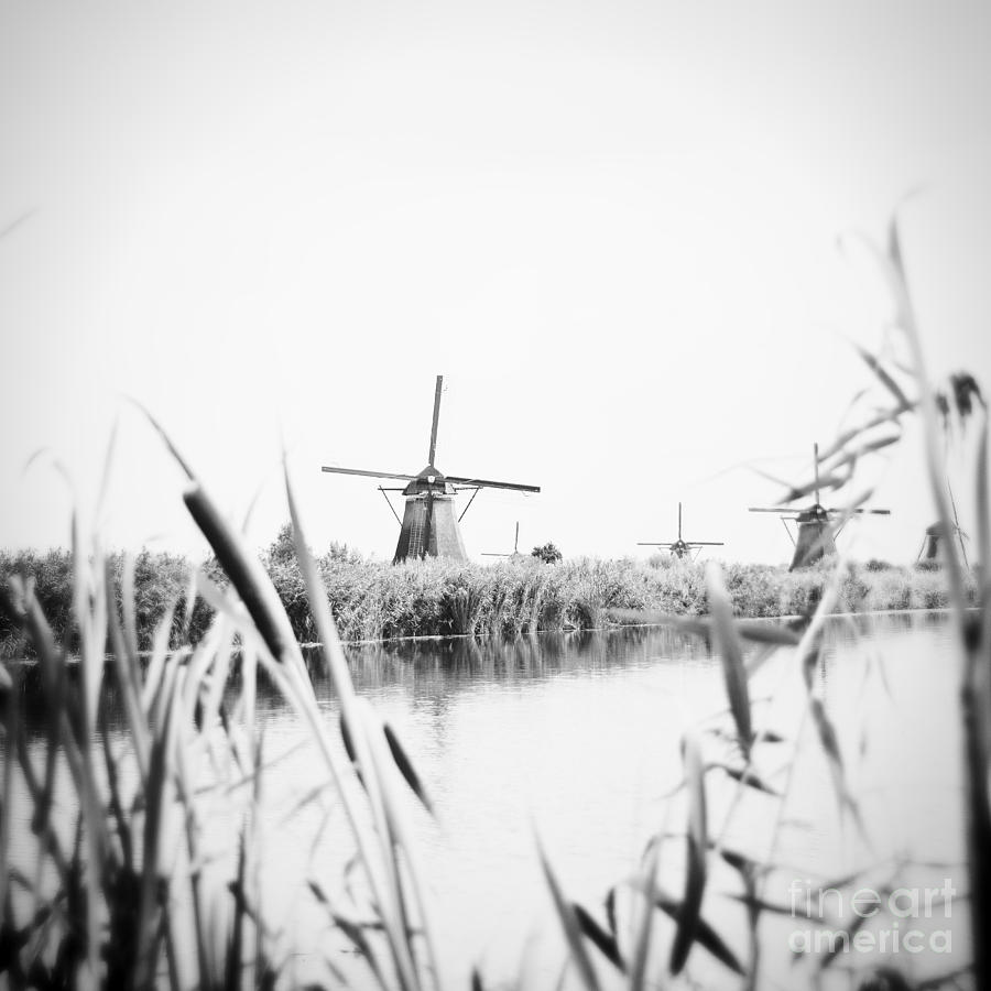 Black And White Photograph - Windmill by Ivy Ho