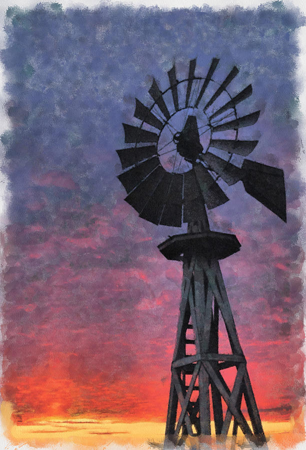 Windmill Photograph by Jack Milchanowski