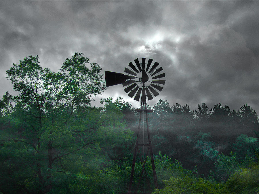 Windmill Photograph by Mark Dottle