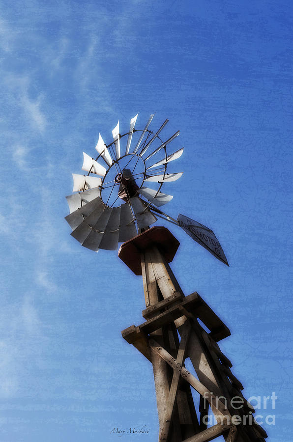 Windmill Photograph by Mary Machare