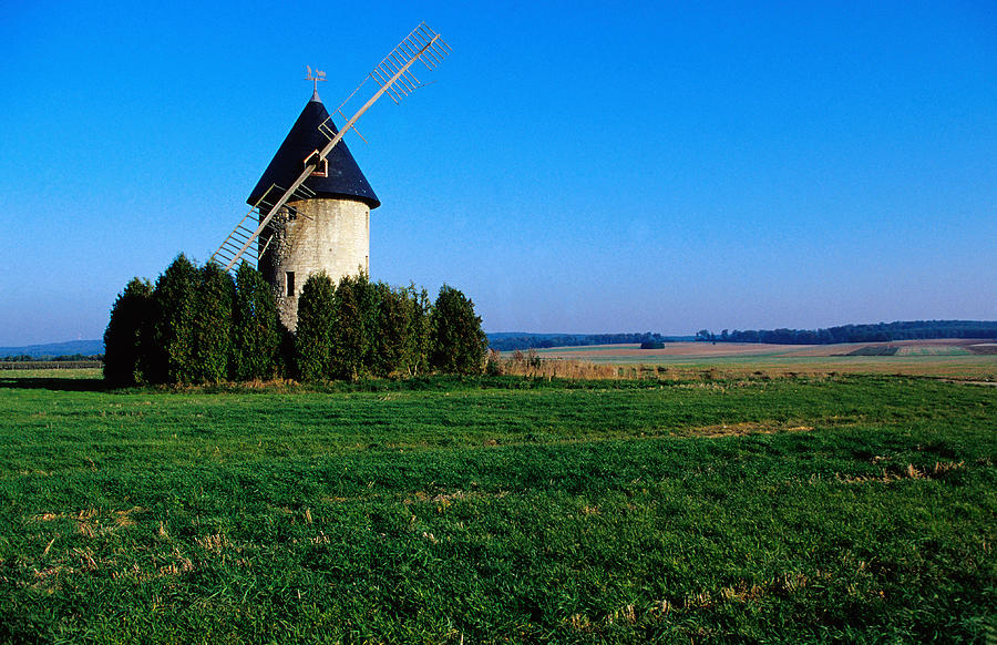 Windmill Near Soissons Photograph by Oliver Strewe