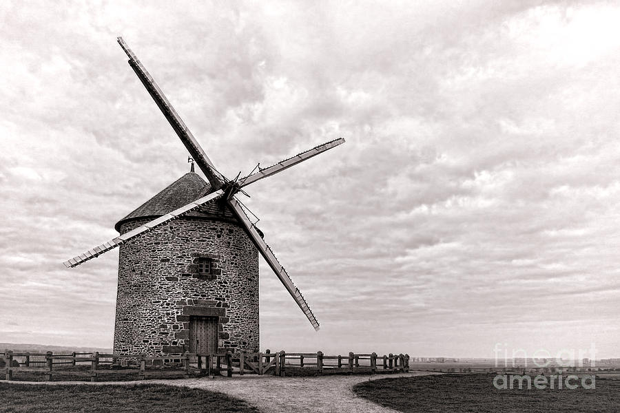 Landscape Photograph - Windmill by Olivier Le Queinec