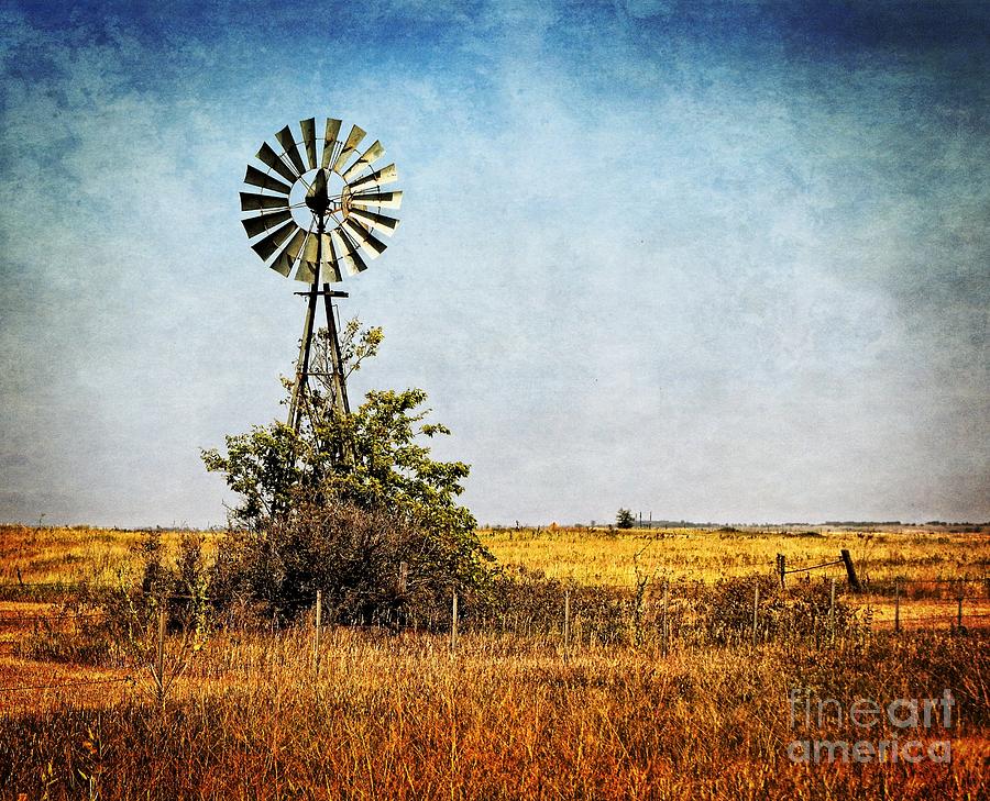 Windmill On An Awesome Day Photograph