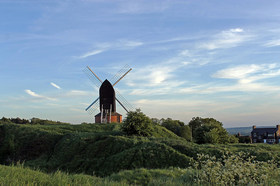 Windmill on Brill Common Photograph by Tony Murtagh