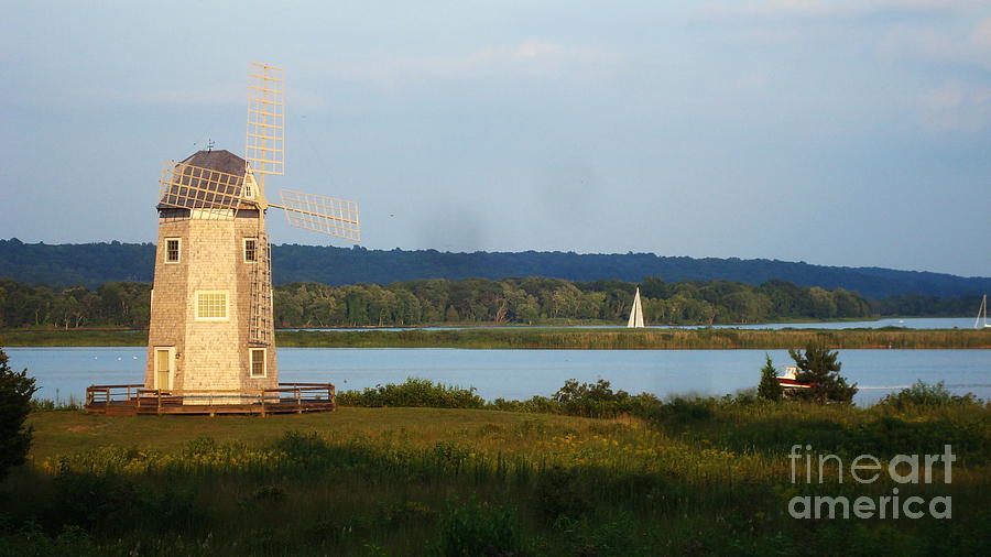 Windmill On The Ct River Photograph