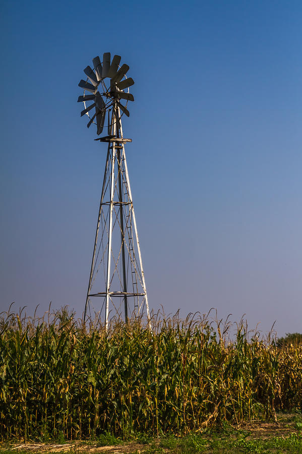 Windmill - Vertical Photograph by Ron Pate