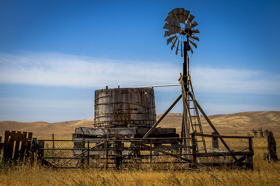 Windmill Water Pump Station Photograph by Bruce Bottomley