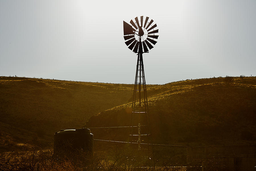Windmill Water Pump Texas Photograph by Alexandra Till