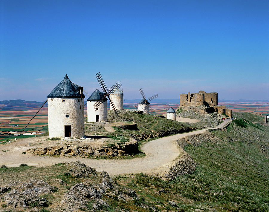 Windmills At La Mancha, Spain Photograph by Adina Tovy Windmills At La Mancha, Spain Photograph by Adina Tovy
